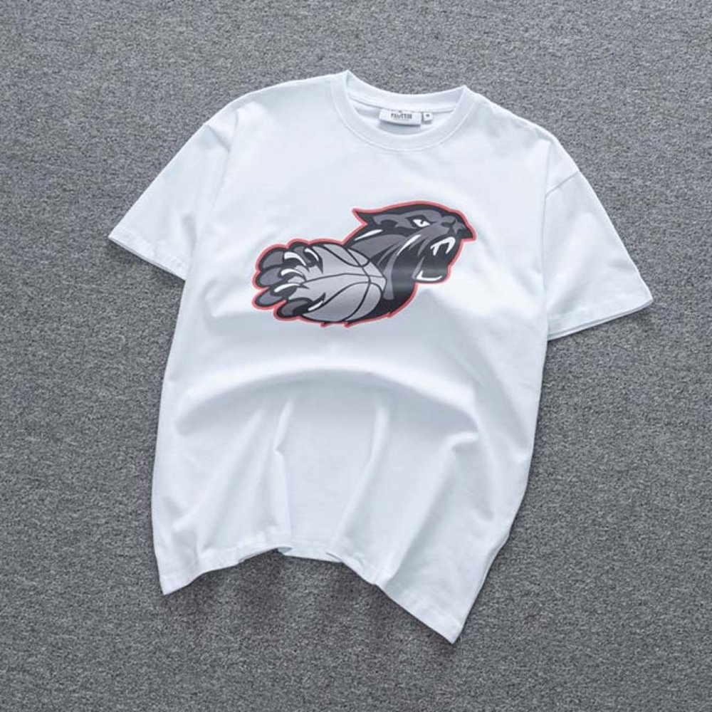 Trapstar Leopard Graphic Print Short Sleeve White